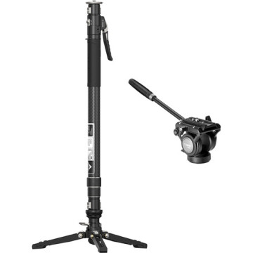 YC Onion Pineta Pro Carbon Fiber Monopod & FH60